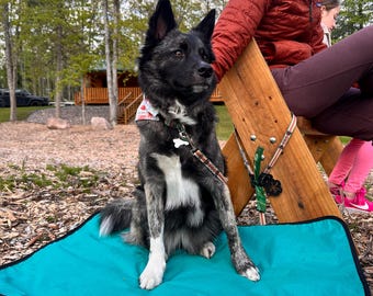 Portable Dog Settle Mat, Eco-friendly, Water-Resistant, USA Made