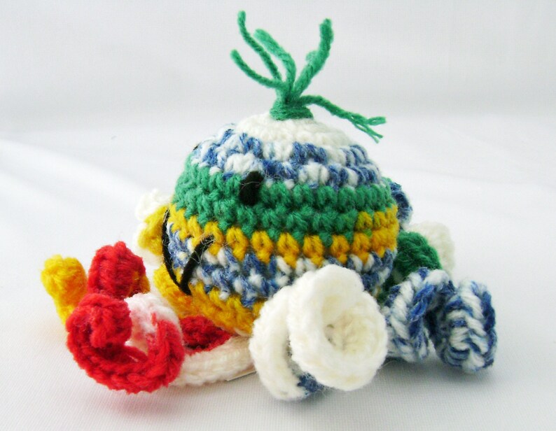 McKenzie the Stuffed Amigurumi Toy Octopus ready to ship image 2