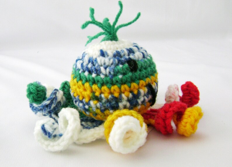 McKenzie the Stuffed Amigurumi Toy Octopus ready to ship image 3