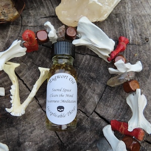 Mugwort Ritual Oil * Sacred Herb * Nordic Herbalism * Ancestral * Animism * Spell Oil