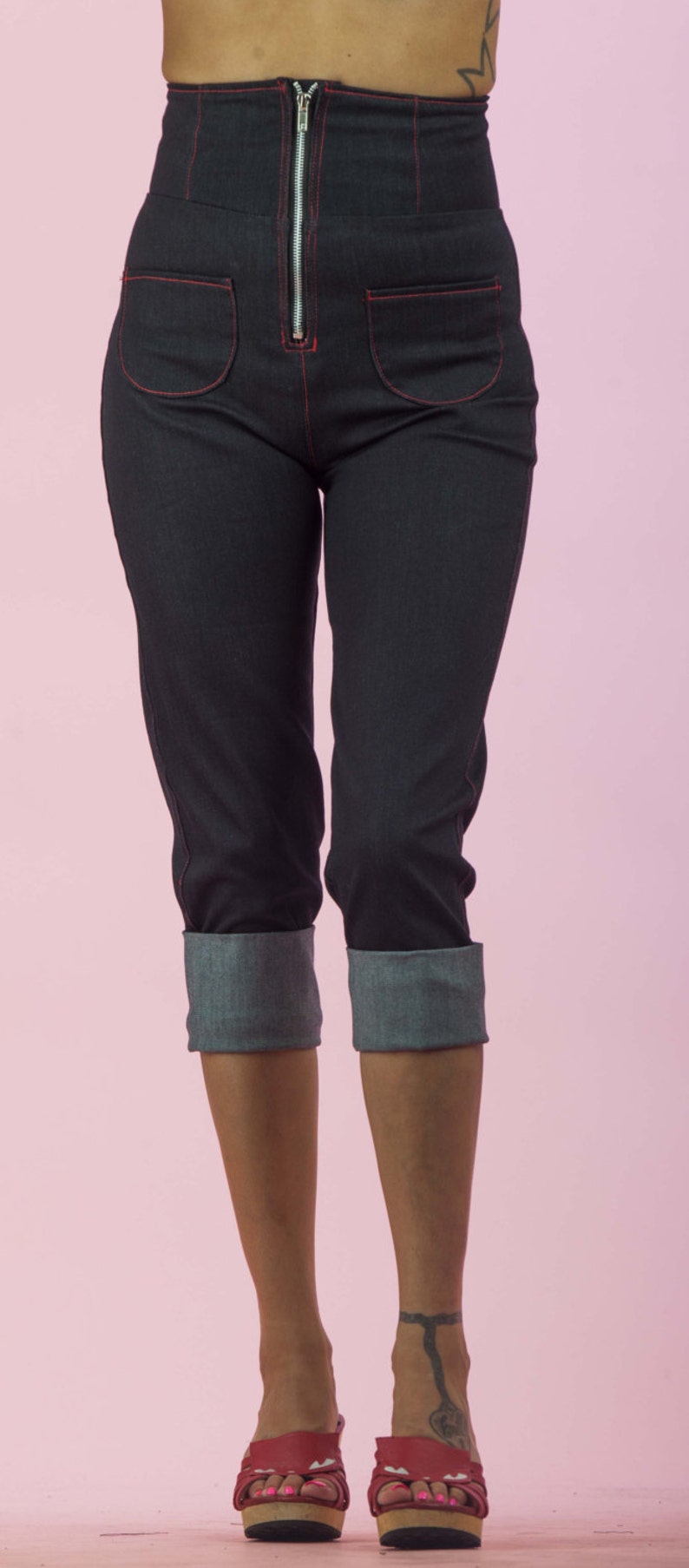 roll top pants