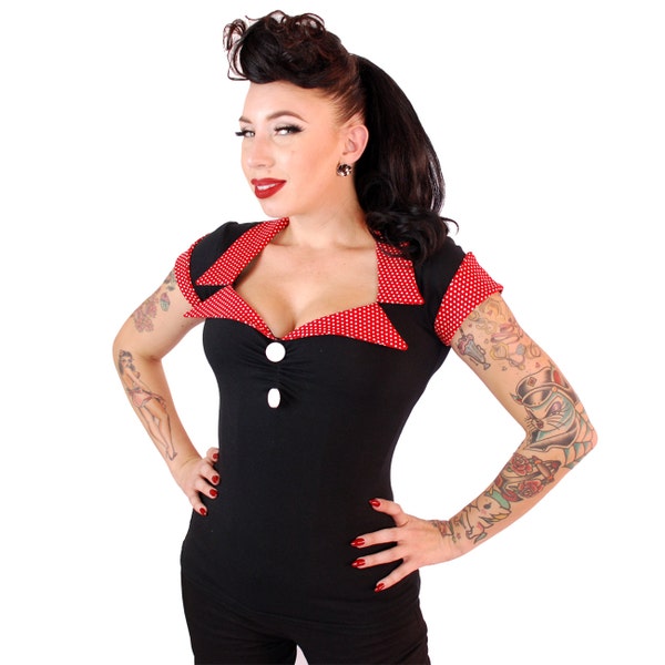 Top sur mesure / Rétro / Rockabilly/ vintage/ Pin Up