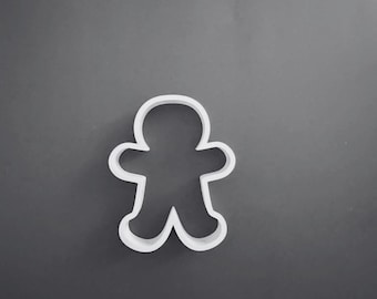 Gingerbread Man Cookie Cutter & Polymer Clay Cutter-Christmas Clay Earring Tool-Pottery Tool