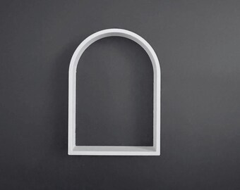 Cortador de galletas con forma de arco y cortador de arcilla polimérica - Herramienta geométrica para pendientes de arcilla - Herramienta de alfarería