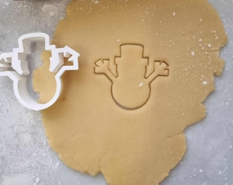 Tagliabiscotti a forma di pupazzo di neve