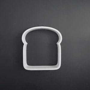 Emporte-pièce en forme de tranche de pain et emporte-pièce pour pâte polymère - Outil pour boucles d'oreilles en pâte à pain grillé - Outil de poterie