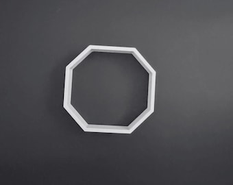 Octagon Frame Cookie Cutter & Polymer Clay Cutter-Geometric Clay Earring Tool-Pottery Tool