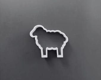 Sheep Cookie Cutter & Polymer Clay Cutter-Clay Earring Tool, Farm Animal Cutter-Lamb Shape Cutter