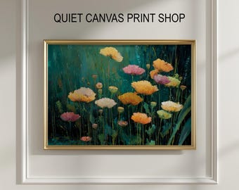 Cottagecore Water Lily Pond Art – Vintage-Style Floral Painting (Digital Download)