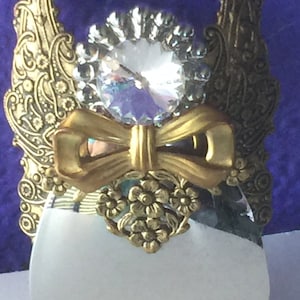 Vintage Angel Handmade Pin/Brooch - Silver and Gold