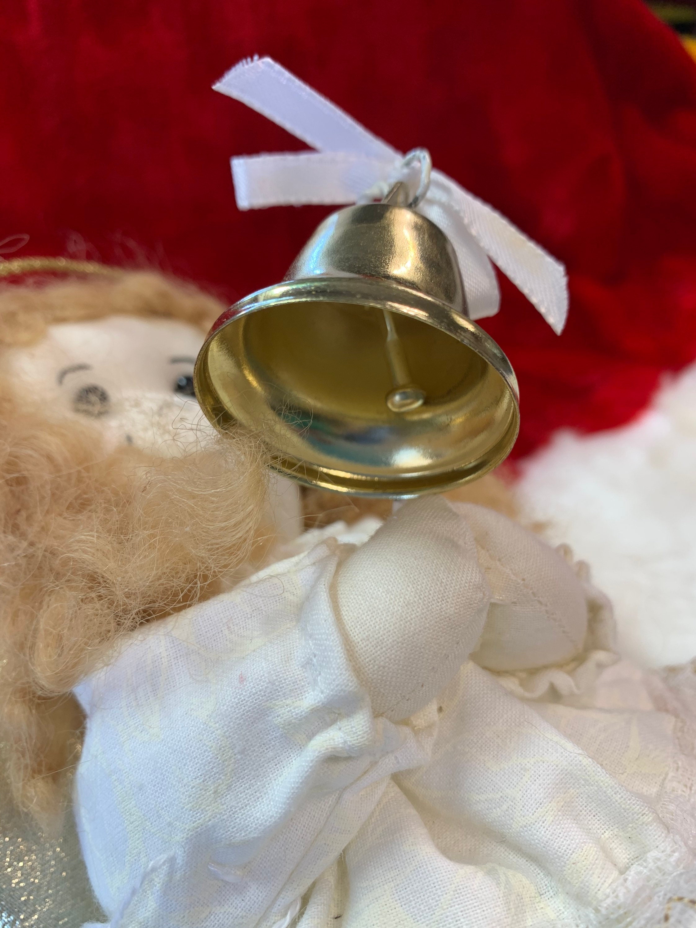Bell Ringing Angel Vintage Angel Doll With Real Ringing Bell - Etsy