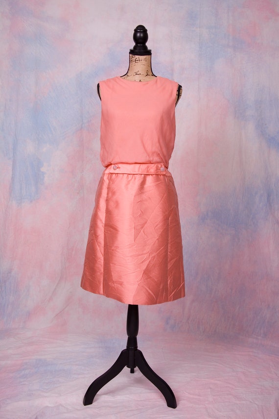 Vintage 1960's Audrey Hepburn Silk Chiffon Shantu… - image 9