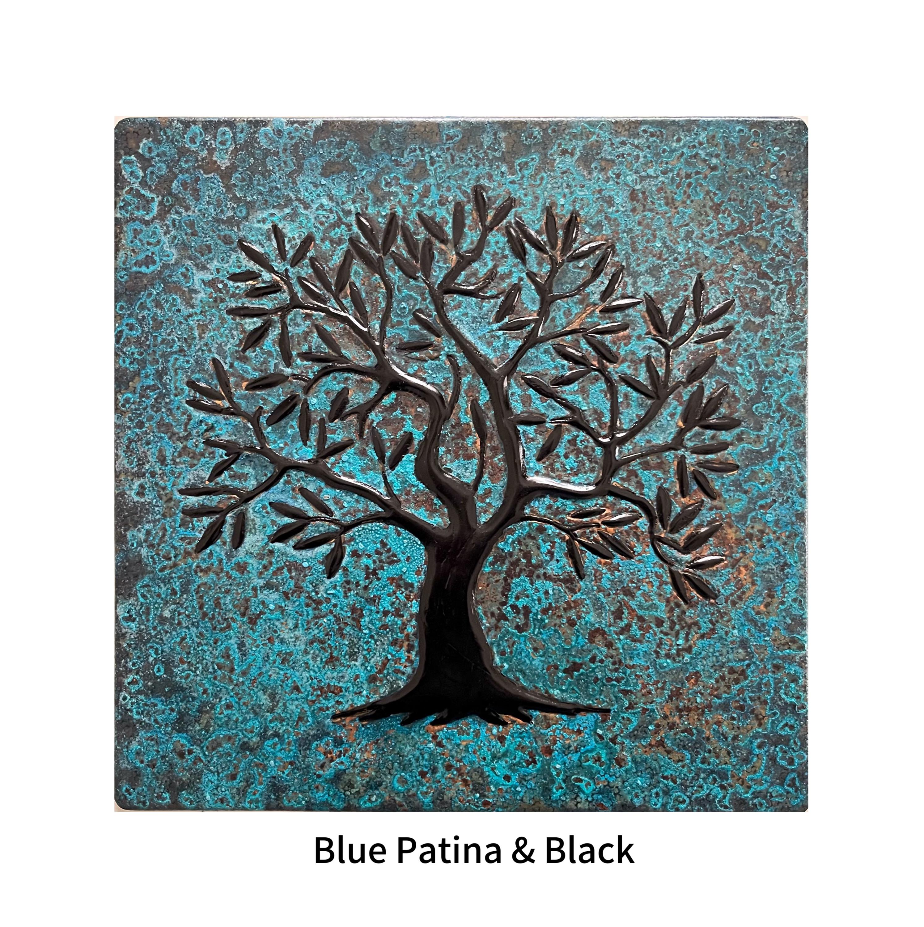 Hand Hammered Copper Tree of Life Wall Art, Kitchen Backsplash Tile ...