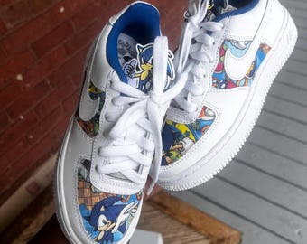 Custom Sonic the Hedgehog Sneakers