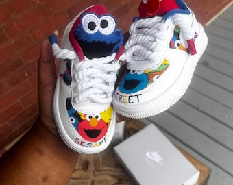 Custom Sesame Street Theme Shoes