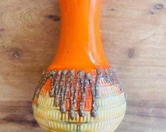 Vintage Fat Lava Pottery Vase | Jasba Ceramics | West German | 1970s