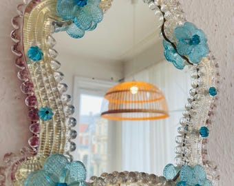 ヴィンテージ ベネチアン ムラーノ ガラス ミラー | 1960年代