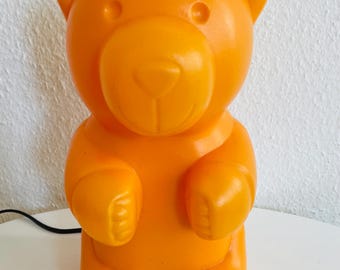 ヴィンテージ LUMIBAR オレンジ グミベア ランプ | ドイツ製 | 1980年代