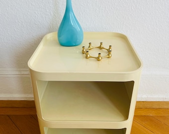 Vintage Italian Square Side Table | Anna Castelli Kartell | Mid-Century Modern | 1960s