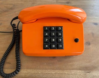 Siemens FeTAp 752-1 Push Button Telephone | German | Vintage | Mid-century Modern | 1970s