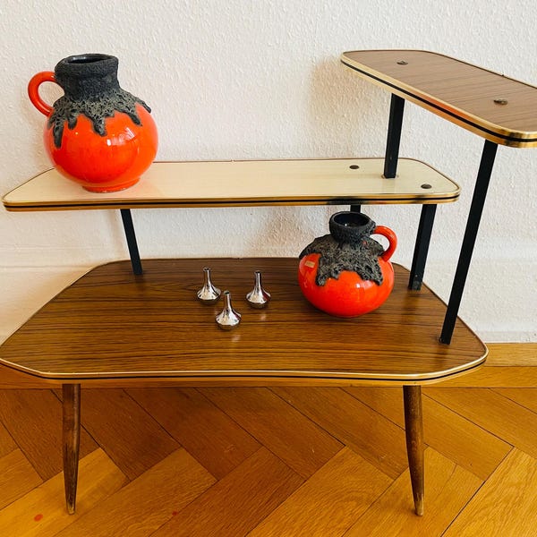 Vintage Duitse bloemenstandaard/console | Midden van de eeuw | Jaren 60