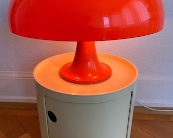 Giancarlo Mattioli voor Artemide NESSO paddenstoellamp | Ruimtetijdperk | Middeleeuws modern | Italiaans | Jaren 60