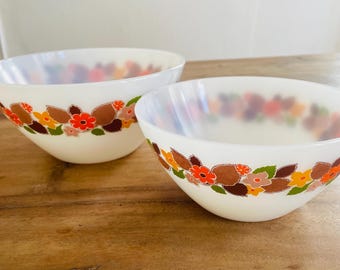 Vintage Schott Mainz Jenaer Glass Bowls | Set of 2 | German | 1970s