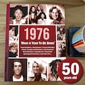 1976: What A Year To Be Born | 50th Birthday Gift Book | Hardback Keepsake product logo