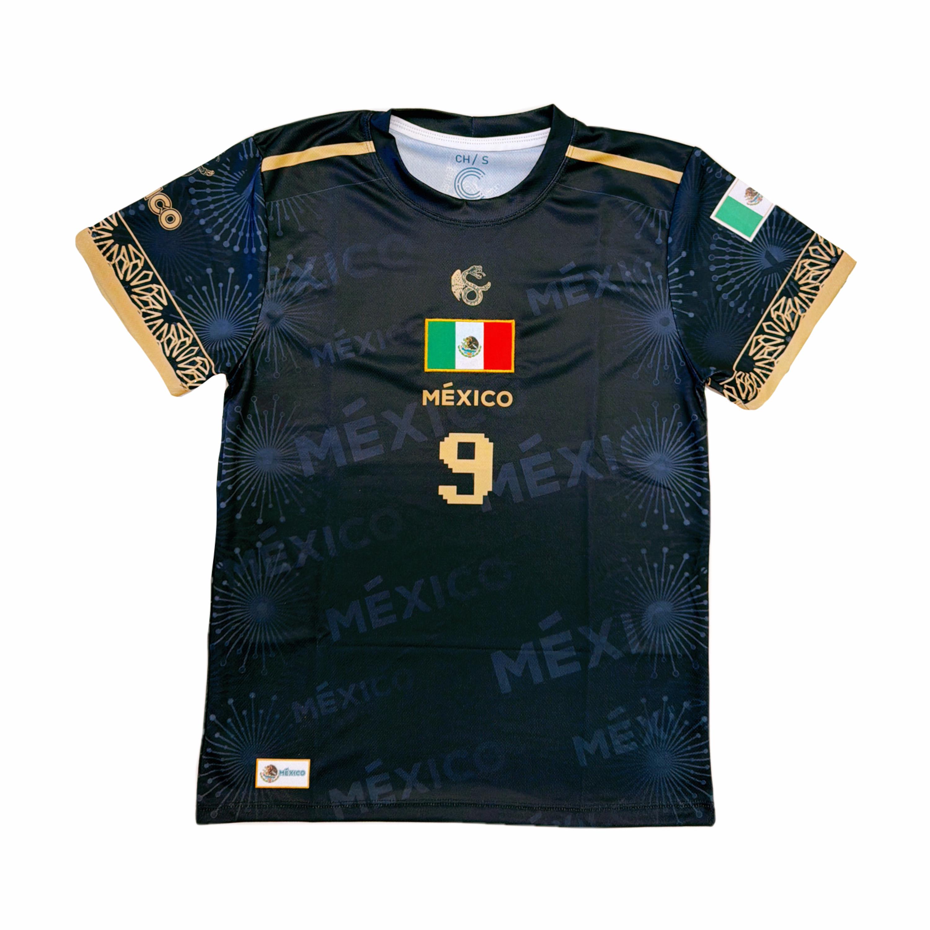 Mexico Raul #9 Clasica Black Color Soccer Jersey Unisex - Etsy