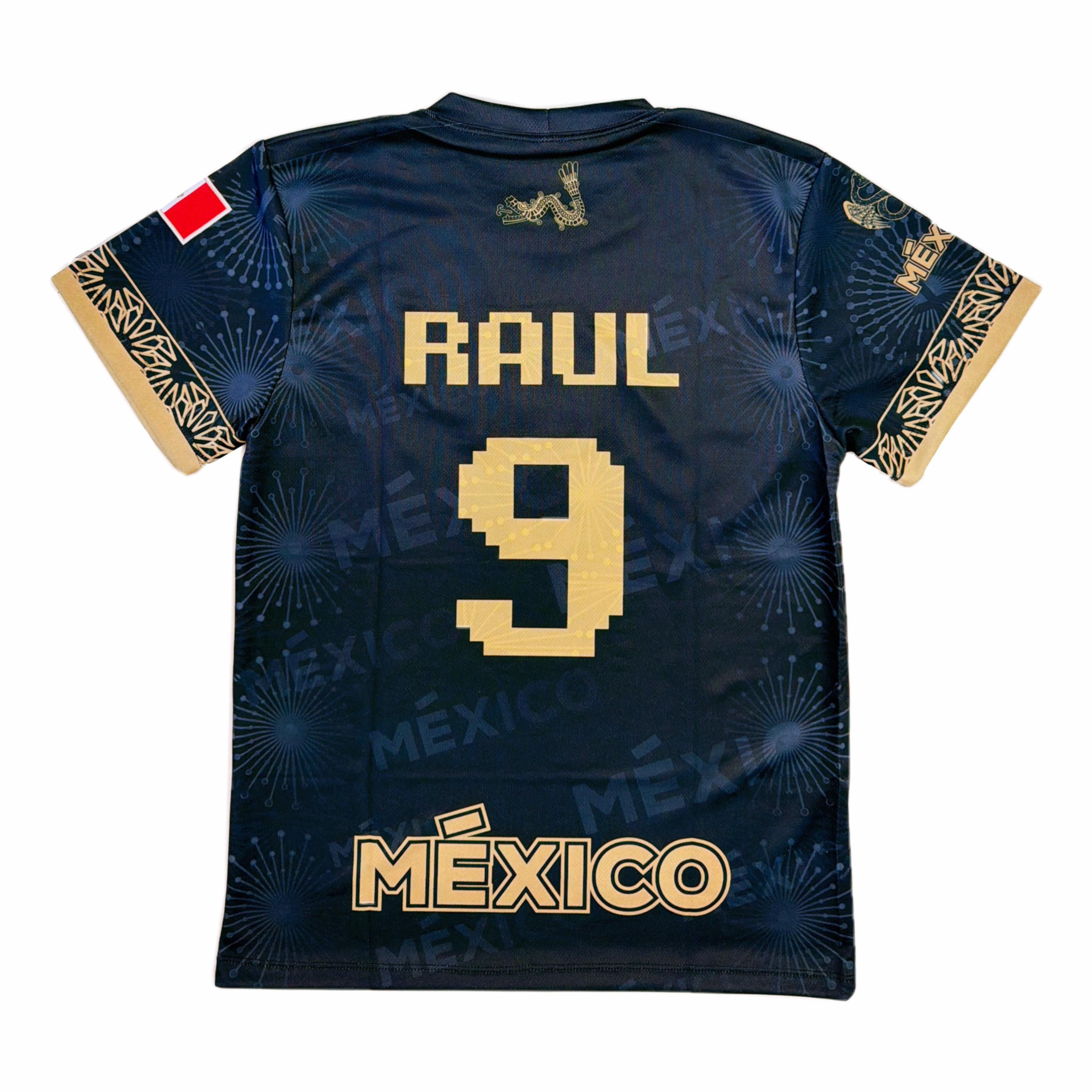 Mexico Raul #9 Clasica Black Color Soccer Jersey Unisex - Etsy