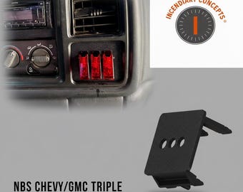 99-06 Chevy GMC Silverado Sierra Tahoe Yukon drievoudige tuimelschakelaar dashboard GMT800