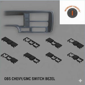 Bisel de interruptor para Chevrolet/GMC C/K 95-02 (8 opciones disponibles)