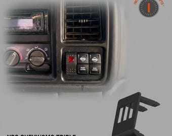 99-06 Chevy GMC Silverado Sierra Tahoe Yukon drievoudige tuimelschakelaar dashboard GMT800