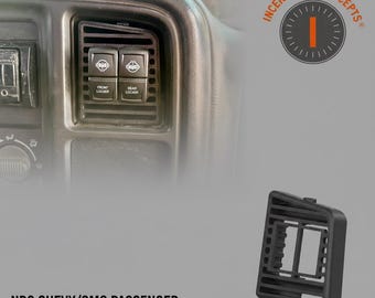99–06 Chevy GMC Silverado Sierra Yukon Tahoe dubbele tuimelschakelaar airco passagier