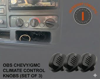 95-02 Chevrolet/GMC C/K klimaatregelknoppen (set van 3)