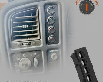 99-06 Chevy GMC Silverado Sierra Tahoe Yukon Viervoudige ronde tuimelschakelaar dashboard GMT800