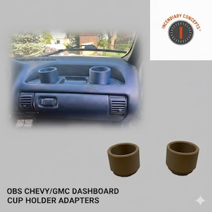 Portavasos insertables para tablero de pasajeros Chevrolet/GMC C/K 95-97 (par)