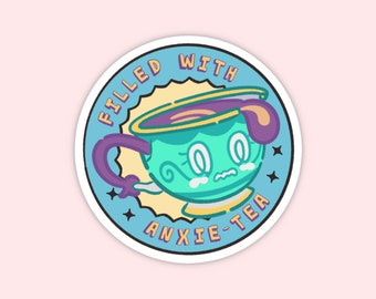 Anxiety Sinistea Sticker