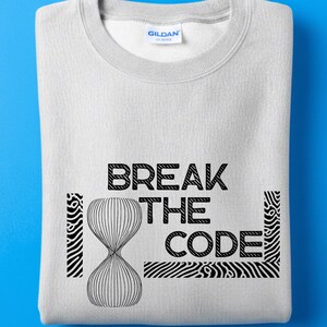 I Break the Code Sweatshirt | Tech Rebel Graphic Crewneck