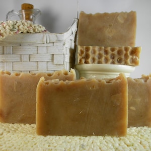 Goat Milk Oats and Honey Soap: Artisan Handmade Natural Soap