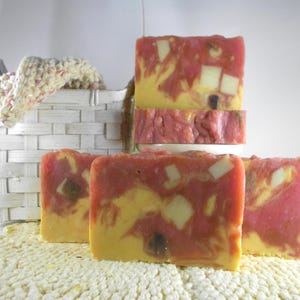 Cherry Vanilla Goat Milk Soap: Artisan Shea Butter Soap