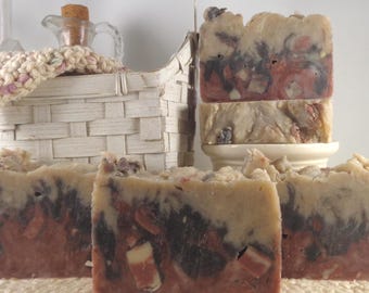 Handmade Sandalwood Goat Milk Soap: Natural Artisan Bar