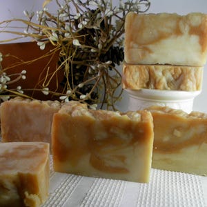 Cashmere Silk Goat Milk Soap, Shea, Cocoa Butter Artisan Natural Soap Handmade Homemade