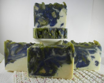 Eucalyptus Goat Milk Soap Shea Butter, Natural Organic Homemade Handmade, Gift Soap,