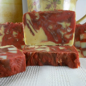 Artisan Cinnamon Natural Goat Milk Soap 4-5 oz. Shea Butter Handmade Homemade Gift Soap