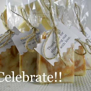 20, 30 or 50 Natural Soap Favor, 1 ounce, Wedding or Party Favors, Bridal or Baby Shower, Homemade Gift , Choice of Scent