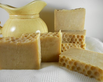 Goat Milk, Oats and Honey Handmade Soap~~Homemade, Everyday Soap