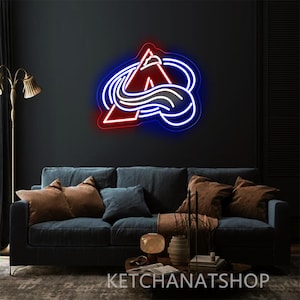 Colorado Avalanche Neon Sign - Etsy