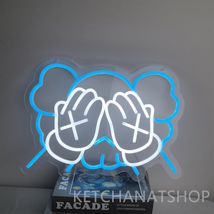 Kaws led neon sign - Etsy 日本