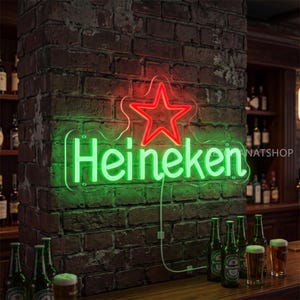 Heineken Light up Sign - Etsy